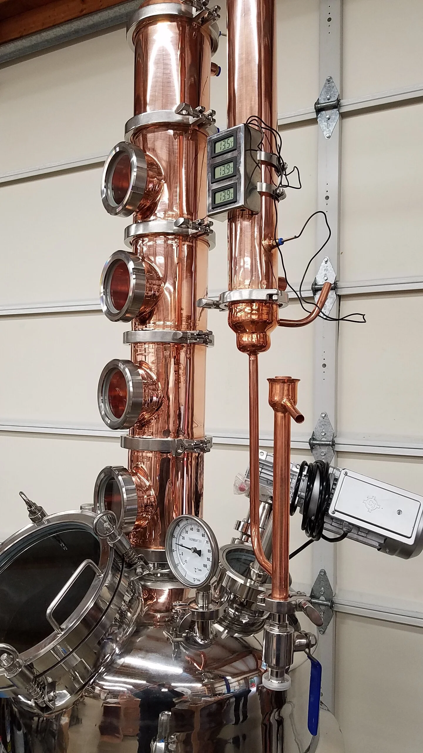 200 Gallon (800L) Whiskey Vodka Still | Olympic Distillers